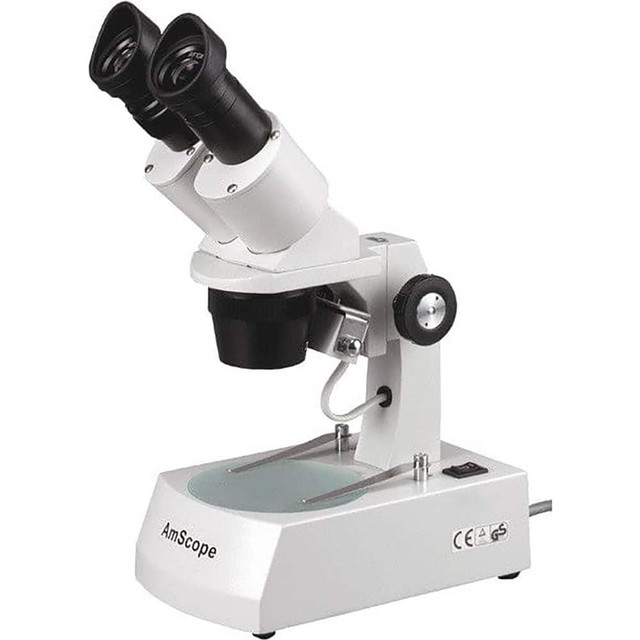AmScope SE305R-AY Microscopes; Microscope Type: Stereo ; Eyepiece Type: Binocular ; Image Direction: Upright ; Eyepiece Magnification: 10x