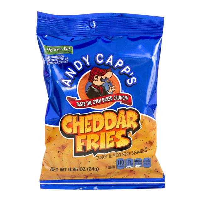 CONAGRA Andy Capp's 421166 Andy Capps Snack Fries, Cheddar, 0.85 Oz Bag, Box Of 72