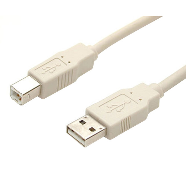 STARTECH.COM USBFAB_15  StarTech.com - Beige USB 2.0 cable - 4 pin USB Type A (M) - 4 pin USB Type B (M) - 15 ft