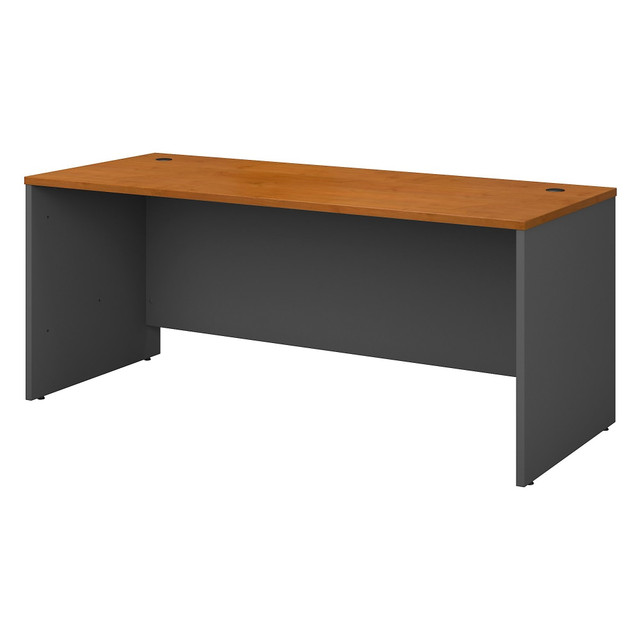 BUSH INDUSTRIES INC. WC72436 Bush Business Furniture Components Office 72inW Computer Desk, Natural Cherry/Graphite Gray, Standard Delivery BUSH INDUSTRIES INC. WC72436 Bush Business Furniture Components Office 72inW Computer Desk, Natural Cherry/Graphite Gray, Standard Delivery