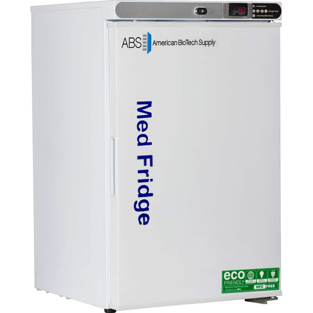 American BioTech Supply PHABTHCUCFS0204 Laboratory Refrigerator: 2.5 cu ft Capacity, 2 to 8 ° C, 17-3/4" OAW, 19-1/2" OAD, 28-7/8" OAH