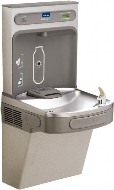 ELKAY. LZS8WSLP Floor Standing Water Cooler & Fountain: 8 GPH Cooling Capacity