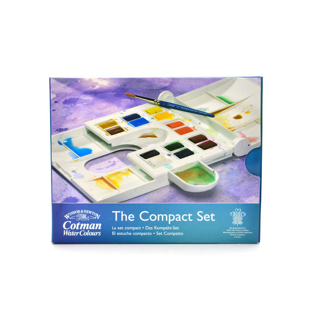 COLART FINE ART & GRAPHICS LTD. 0390083 Winsor & Newton Cotman Watercolor Compact Set, Set Of 14