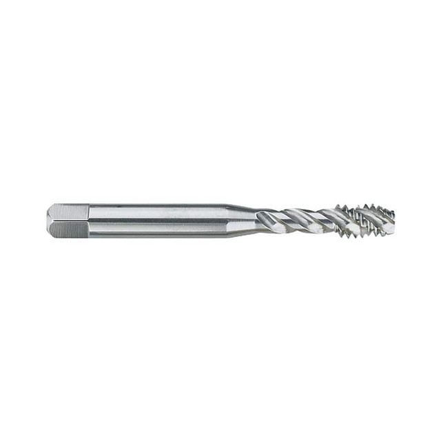 Balax 43043-010 Spiral Flute Tap: M5 x 0.80, Metric Coarse, 3 Flute, Modified Bottoming, Powdered Metal, Bright/Uncoated