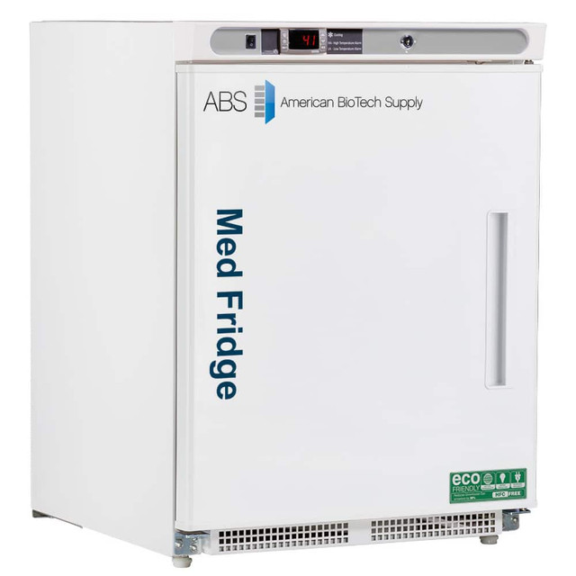 American BioTech Supply PHABTBI0404ADAL Laboratory Refrigerator: 4.6 cu ft Capacity, 2 to 8 ° C, 23-3/4" OAW, 24-1/2" OAD, 31-15/16" OAH