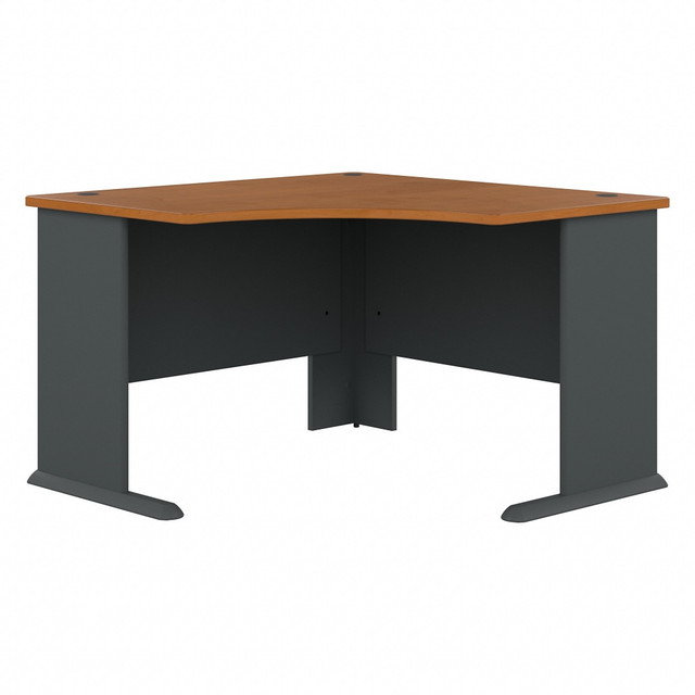 BUSH INDUSTRIES INC. WC57466 Bush Business Furniture Office Advantage 48inW Corner Desk, Natural Cherry/Slate, Standard Delivery BUSH INDUSTRIES INC. WC57466 Bush Business Furniture Office Advantage 48inW Corner Desk, Natural Cherry/Slate, Standard Delivery