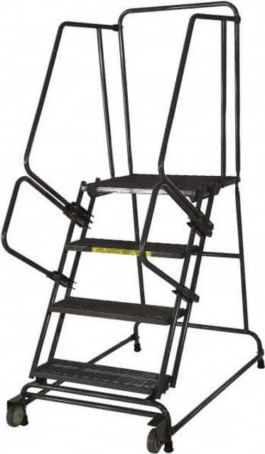 Ballymore TR-5-X Carbon Steel Tilt & Roll Rolling Ladder: 5 Step