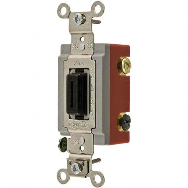 Bryant Electric 4903L Key Switches; Amperage at 125 VAC: 20 ; Amperage at 250 VAC: 20 ; Switch Cylinder Length (Decimal Inch): 0.9300