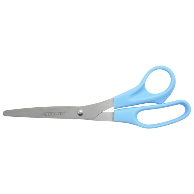 ACME UNITED CORPORATION 13151 Westcott All-Purpose Value Stainless Steel Scissors, 8in, Pointed, Blue