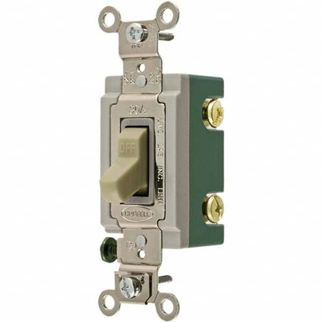 Bryant Electric 3002I Wall & Dimmer Light Switches; Switch Type: NonDimmer ; Switch Operation: Toggle ; Grade: Industrial ; Includes: Terminal Screws ; Standards Met: UL Listed; CSA Certified