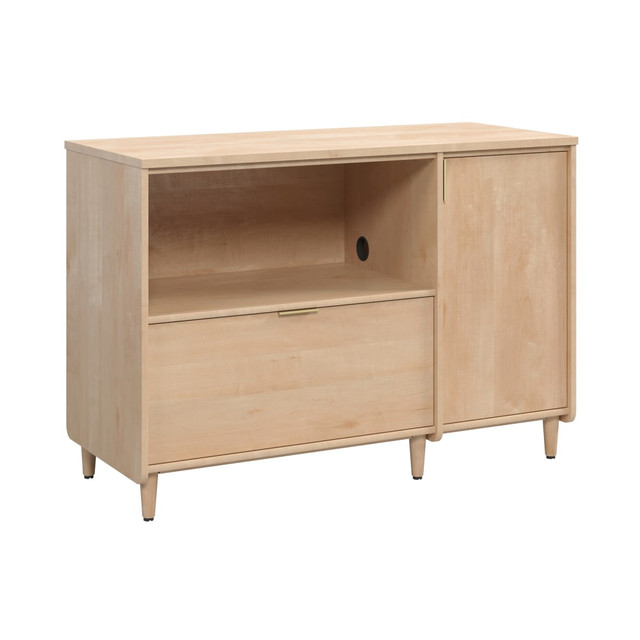 SAUDER WOODWORKING CO. 433366 Sauder Clifford Place Credenza For 46in TVs, Natural Maple SAUDER WOODWORKING CO. 433366 Sauder Clifford Place Credenza For 46in TVs, Natural Maple