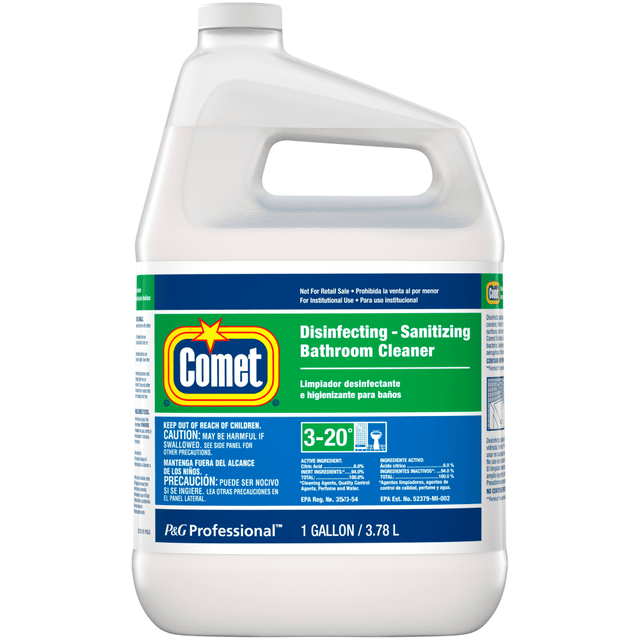 THE PROCTER & GAMBLE COMPANY Comet 22570  Bathroom Cleaner, 128 Oz Bottle Refill