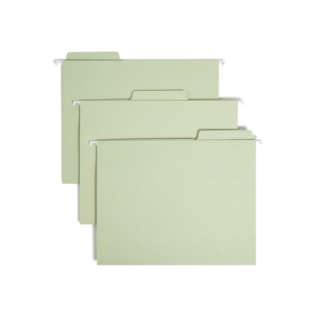 SMEAD MFG CO 64082 Smead FasTab Hanging File Folders, Letter Size, Moss, Pack Of 20 SMEAD MFG CO 64082 Smead FasTab Hanging File Folders, Letter Size, Moss, Pack Of 20