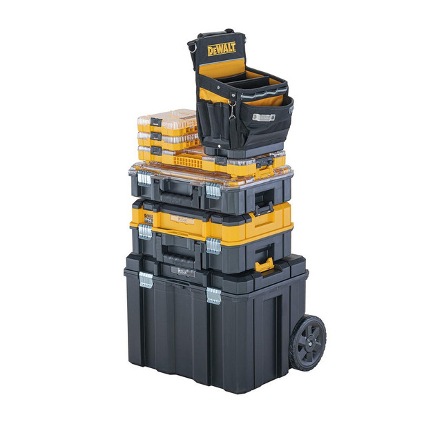 DeWALT DWST17624 Tool Bags & Tool Totes; Holder Type: Tool Bag ; Closure Type: Zipper ; Material: Ballistic Nylon ; Overall Width: 9 ; Overall Depth: 9.375in ; Overall Height: 14.875in