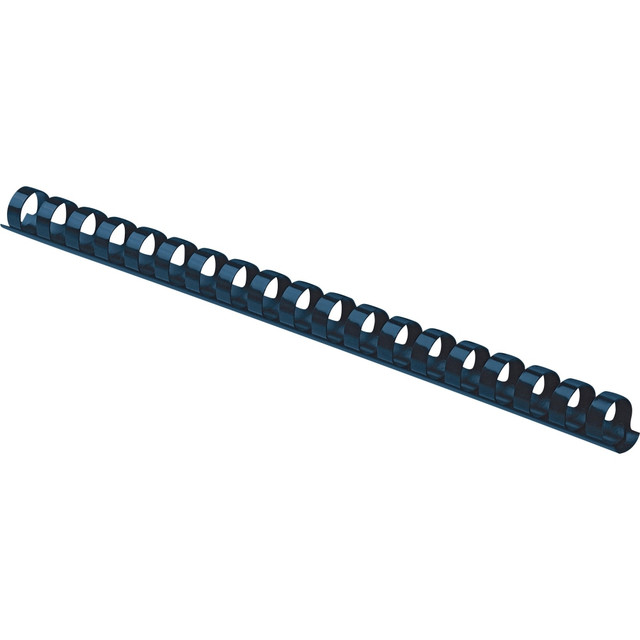 FELLOWES INC. 52505 Fellowes 19-Ring Plastic Comb Binding, 0.4in x 10.8in x 0.4in, Navy, Pack Of 100 FELLOWES INC. 52505 Fellowes 19-Ring Plastic Comb Binding, 0.4in x 10.8in x 0.4in, Navy, Pack Of 100