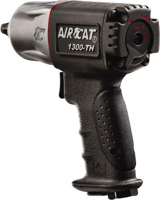 AIRCAT 1300-TH-A Air Impact Wrench: 3/8" Drive, 10,000 RPM, 350 ft/lb