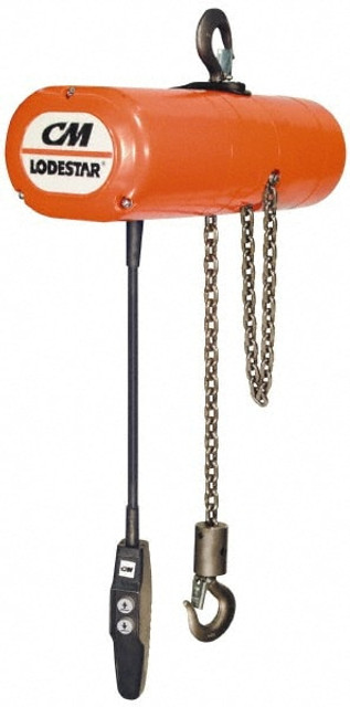 CM 4240/3651 Electric Chain Hoist: 1 Ton Working Load Limit