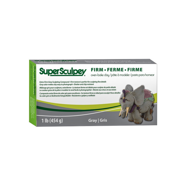 Sculpey 59165 Super-Firm Sculpting Compound, 1 Lb, Gray Sculpey 59165 Super-Firm Sculpting Compound, 1 Lb, Gray