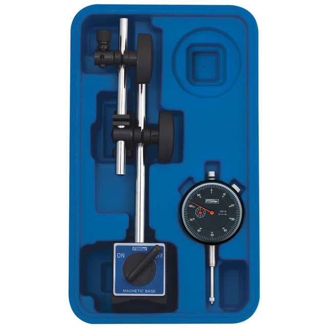 Fowler 525201990 Magnetic Indicator Bases; Base Type: Magnetic ; Arm Style: Fine Adjustment ; Mount Type: Lug ; Magnetic Pull: 85 Lbs ; Base Length (Decimal Inch): 2.600 ; Base Width (Inch): 2.0000