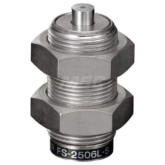 Bansbach, EasyLift FS-2506L-S Standard-Duty Shock Absorber: 8 mm Rod Dia, 37 mm OD, 6 mm Stroke, M25 x 1.5 Thread