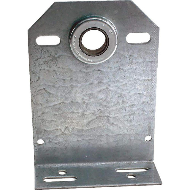American Garage Door Supply B1-BC600 Garage Door Hardware; Hardware Type: Garage Door Bearing Center Plate ; For Use With: Commercial Doors ; Material: Steel ; Hardware Diameter: 1 ; Overall Width: 6 ; Overall Height: 7.5