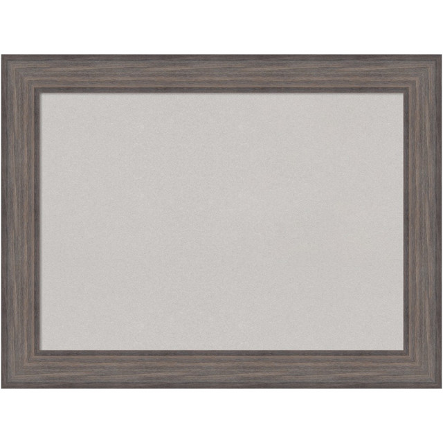 UNIEK INC. Amanti Art A42703980410  Cork Bulletin Board, 33in x 25in, Gray, Country Barnwood Wood Frame