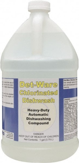 Detco 0520-4X1 Det-Ware Chlorinated Dishwash, 1 Gal