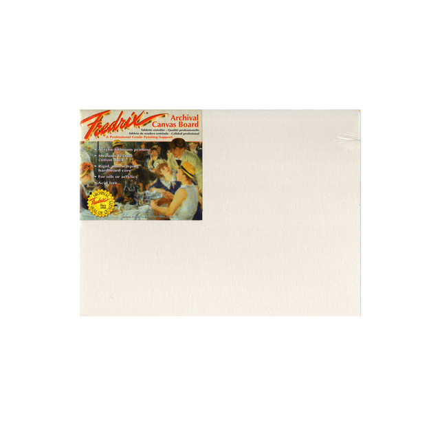 WINSOR & NEWTON 3414-2 Fredrix Archival Canvas Board, 12in x 16in, Pack Of 2 WINSOR & NEWTON 3414-2 Fredrix Archival Canvas Board, 12in x 16in, Pack Of 2