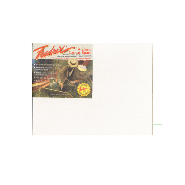 WINSOR & NEWTON 3413-2 Fredrix Archival Canvas Board, 11in x 14in, Pack Of 2