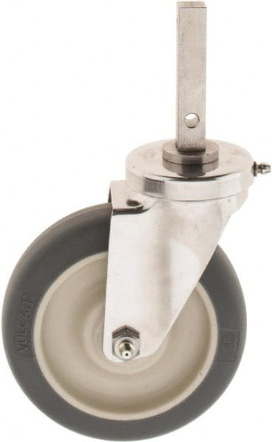 E.R. Wagner 7F09A5B56080F73 5" Diam x 1-1/4" Wide, Polyurethane Swivel Caster