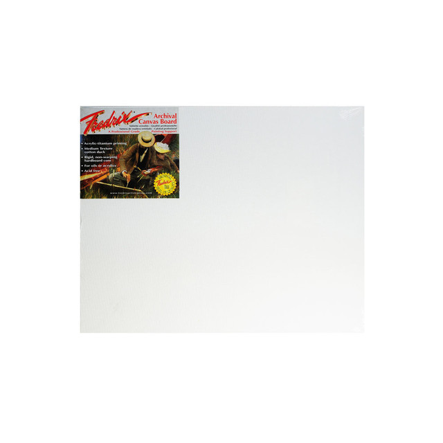 WINSOR & NEWTON 3418-2 Fredrix Archival Canvas Board, 16in x 20in, Pack Of 2