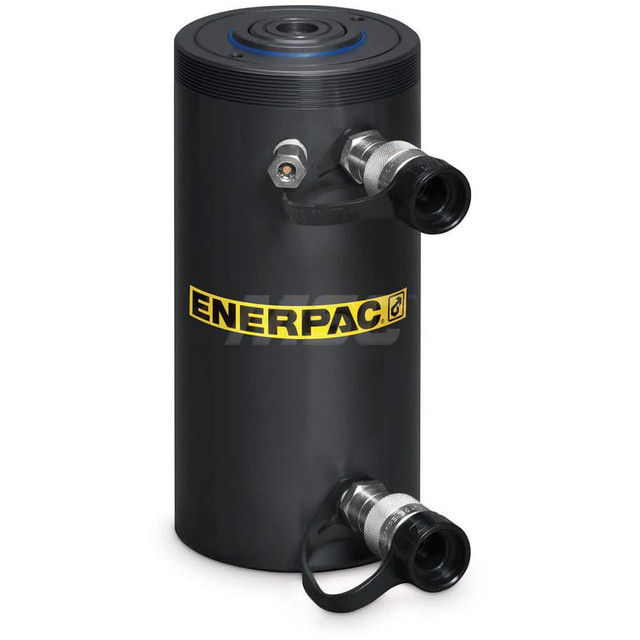 Enerpac HCR2506 Compact Hydraulic Cylinder: Base Mounting Hole Mount, 215 mm Bore Dia, 170 mm Rod Dia, 150 mm Stroke, Steel, 10,000 Max psi