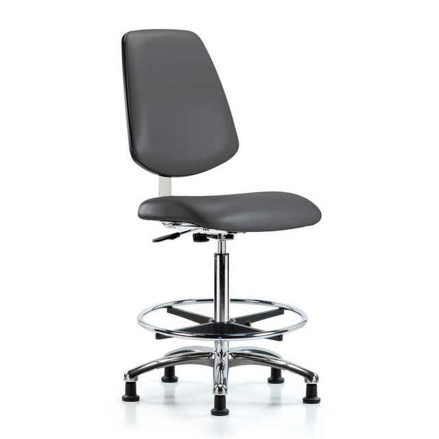 Blue Ridge Ergonomics MSC40297 Task Chair: Vinyl, Carbon