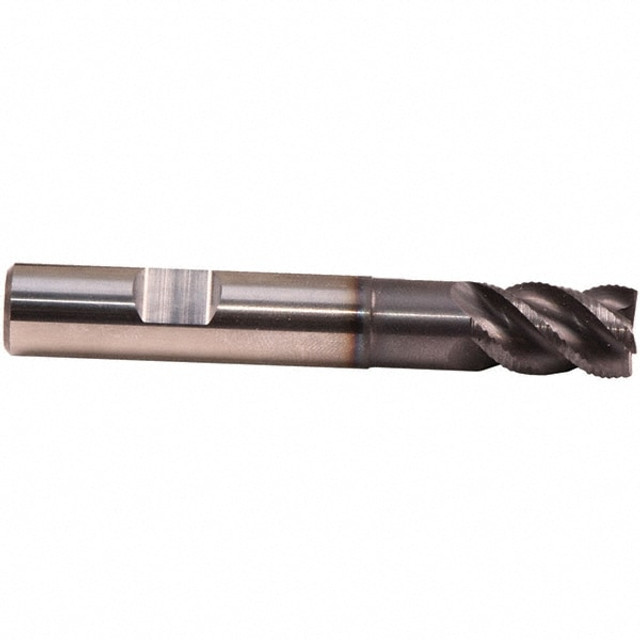 Emuge 2869A.006 6mm Diam 4-Flute 45° Solid Carbide Square Roughing & Finishing End Mill