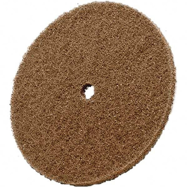 3M 7100141916 Deburring Disc: 6" Dia, 1/4" Hole, Medium Grade,