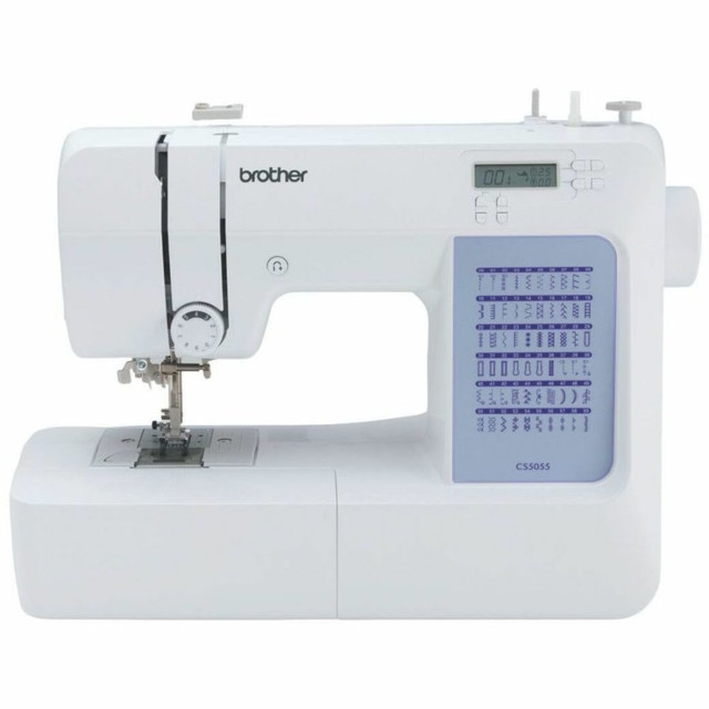 BROTHER INTL CORP CS5055 Brother Portable Computerized Sewing Machine with 60 Built-in Stitches, White BROTHER INTL CORP CS5055 Brother Portable Computerized Sewing Machine with 60 Built-in Stitches, White