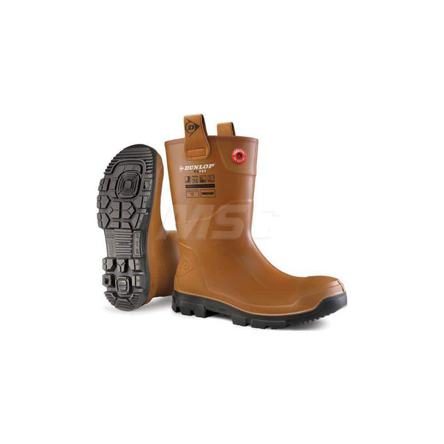 Dunlop Protective Footwear LJ2HR42.8 Work Boot: Size 8, Polyurethane, Steel Toe