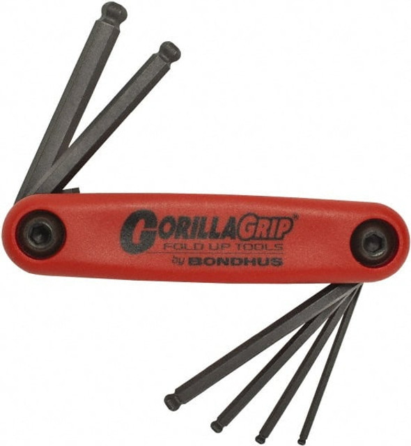 Bondhus 12888 6 Piece Fold-Up Hex Key Set