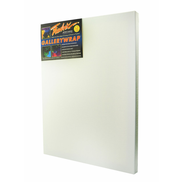 TARA MATERIALS, INC. 5084 Fredrix Gallerywrap Stretched Canvas, 16in x 20in x 1in