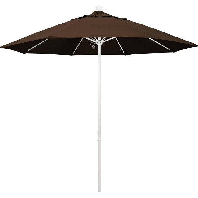 California Umbrella 194061627112 Patio Umbrellas; Fabric Color: Mocha ; Base Included: No ; Fade Resistant: Yes ; Diameter (Feet): 9 ; Canopy Fabric: Pacifica