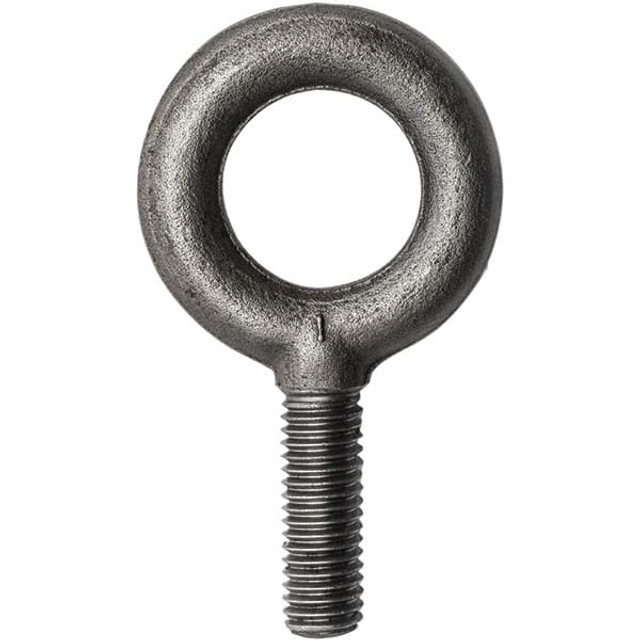 Campbell 7100124 Fixed Lifting Eye Bolt: Without Shoulder, 2,600 lb Capacity, 1/2-13 Thread, Grade C-1030 Forged Steel