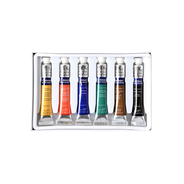 COLART FINE ART & GRAPHICS LTD. 0390635 Winsor & Newton Cotman Introductory Watercolor Set, 0.27 Oz, Set Of 6