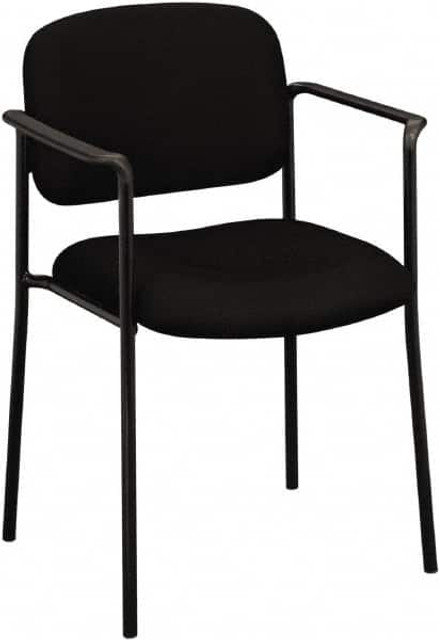 Basyx BSXVL616VA10 Fabric Black Stacking Chair