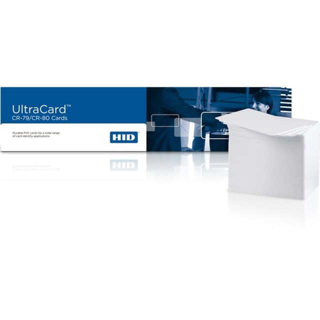 HID GLOBAL 82267 Fargo UltraCard PVC Card - 3.38in x 2.13in Length - White - 500 Box HID GLOBAL 82267 Fargo UltraCard PVC Card - 3.38in x 2.13in Length - White - 500 Box