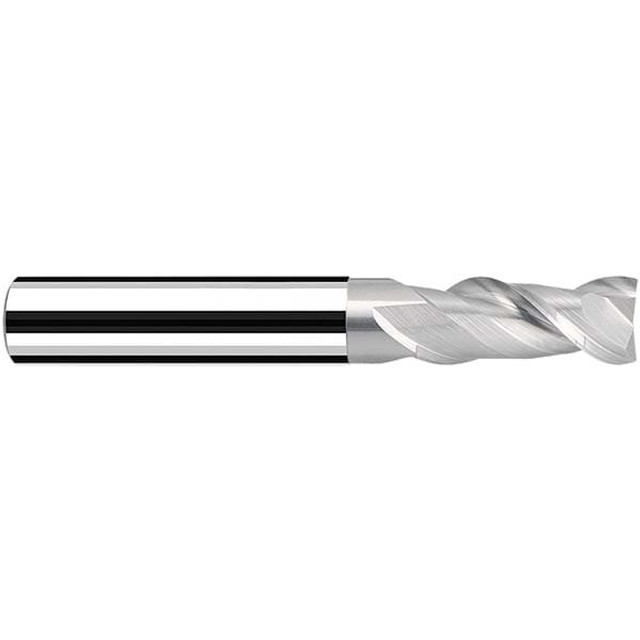 Fraisa C15520450 Square End Mill: 10.00 mm Dia, 22.00 mm LOC, 2 Flute, Solid Carbide