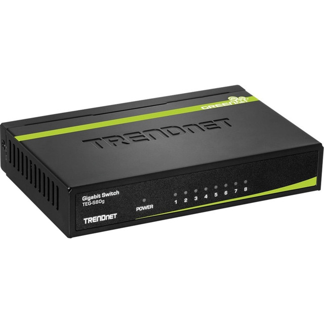 TRENDNET INC. TRENDnet TEG-S80G  8-Port Gigabit GREENnet Switch
