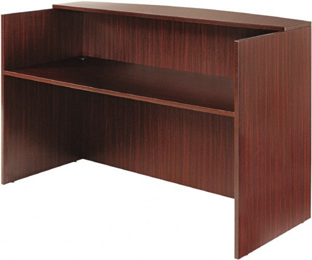 ALERA ALEVA327236MY Reception Desk: Mahogany