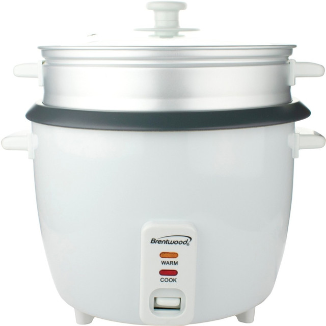 BRENTWOOD APPLIANCES, INC. TS-380S Brentwood 10-Cup Rice Cooker and Steamer, White BRENTWOOD APPLIANCES, INC. TS-380S Brentwood 10-Cup Rice Cooker and Steamer, White
