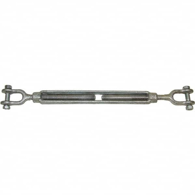 CM 2018JJ 15,200 Lb Load Limit, 1-1/4" Thread Diam, 18" Take Up, Forged Steel Turnbuckle Body Turnbuckle