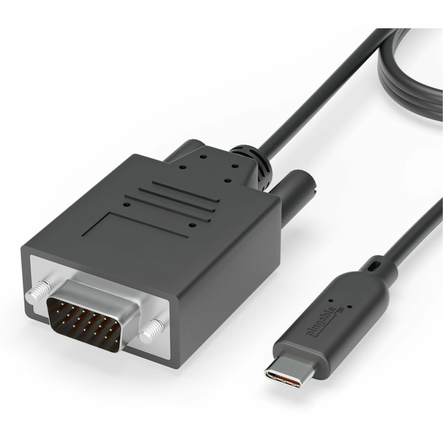 PLUGABLE TECHNOLOGIES USBC-VGA-CABLE Plugable USB C to VGA Cable - Connect Your USB-C or Thunderbolt 3 Laptop to VGA Displays up to 1920x1080@60Hz - Plugable USB C to VGA Cable PLUGABLE TECHNOLOGIES USBC-VGA-CABLE Plugable USB C to VGA Cable - Connect Your USB-C or Thunderbolt 3 Laptop to VGA Displays up to 1920x1080@60Hz - Plugable USB C to VGA Cable